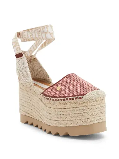 Stella McCartney Women's Gaia 80MM Platform Espadrilles - Cameo Cherry - Size 11 | Thumbnail 2 Stella McCartney Women's Gaia 80MM Platform Espadrilles - Cameo Cherry - Size 11 | Thumbnail 2