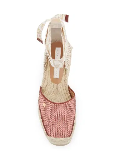 Stella McCartney Women's Gaia 80MM Platform Espadrilles - Cameo Cherry - Size 11 | Thumbnail 4 Stella McCartney Women's Gaia 80MM Platform Espadrilles - Cameo Cherry - Size 11 | Thumbnail 4