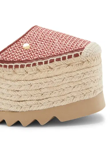 Stella McCartney Women's Gaia 80MM Platform Espadrilles - Cameo Cherry - Size 11 | Thumbnail 6 Stella McCartney Women's Gaia 80MM Platform Espadrilles - Cameo Cherry - Size 11 | Thumbnail 6
