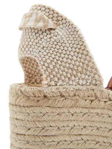 Stella McCartney Women's Gaia 80MM Platform Espadrilles - Cameo Cherry - Size 11 | Thumbnail 8 Stella McCartney Women's Gaia 80MM Platform Espadrilles - Cameo Cherry - Size 11 | Thumbnail 8