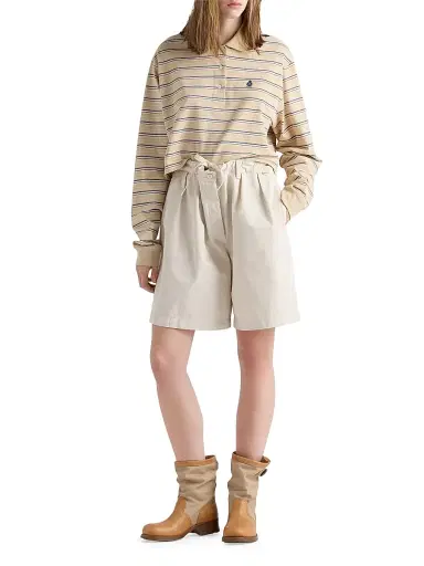 Prada Women's Old Gabardine Bermudas | Thumbnail 2 Prada Women's Old Gabardine Bermudas | Thumbnail 2