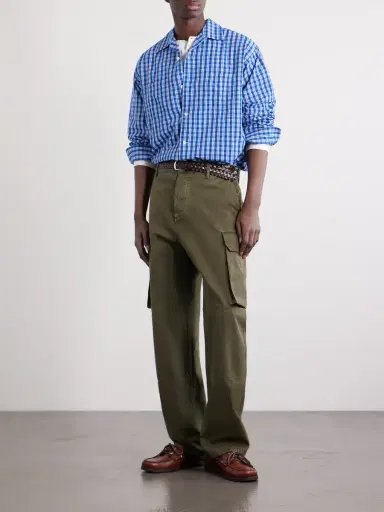 Beams Plus Camp-Collar Checked Cotton Shirt - Men | Thumbnail 2 Beams Plus Camp-Collar Checked Cotton Shirt - Men | Thumbnail 2