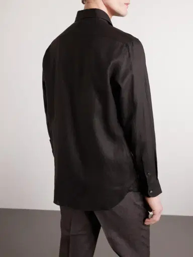 Zegna Oasi Linen Shirt - Men | Thumbnail 4 Zegna Oasi Linen Shirt - Men | Thumbnail 4