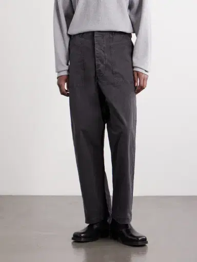 OrSlow Summer Fatigue Straight-Leg Cotton Trousers - Men | Thumbnail 3 OrSlow Summer Fatigue Straight-Leg Cotton Trousers - Men | Thumbnail 3