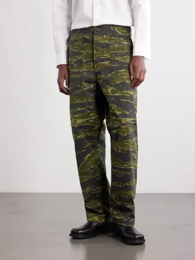 OrSlow U.S. Army Fatigue Printed Straight-Leg Rip-Stop Cotton Trousers - Men | Thumbnail 3 OrSlow U.S. Army Fatigue Printed Straight-Leg Rip-Stop Cotton Trousers - Men | Thumbnail 3