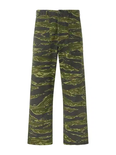 OrSlow U.S. Army Fatigue Printed Straight-Leg Rip-Stop Cotton Trousers - Men | Thumbnail 1 OrSlow U.S. Army Fatigue Printed Straight-Leg Rip-Stop Cotton Trousers - Men | Thumbnail 1