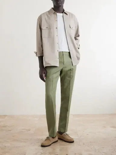 Orlebar Brown Griffon Tapered Linen Trousers - Men | Thumbnail 2 Orlebar Brown Griffon Tapered Linen Trousers - Men | Thumbnail 2