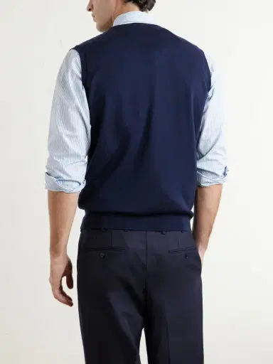 John Smedley Hadfield Slim-Fit Merino Wool Sweater Vest - Men | Thumbnail 4 John Smedley Hadfield Slim-Fit Merino Wool Sweater Vest - Men | Thumbnail 4