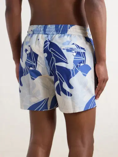 Frescobol Carioca Rio Straight-Leg Mid-Length Printed Recycled Swim Shorts - Men | Thumbnail 3 Frescobol Carioca Rio Straight-Leg Mid-Length Printed Recycled Swim Shorts - Men | Thumbnail 3