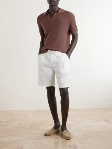 Frescobol Carioca Rino Knitted Cotton Polo Shirt - Men | Thumbnail 2 Frescobol Carioca Rino Knitted Cotton Polo Shirt - Men | Thumbnail 2