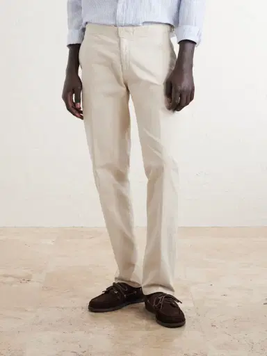 Orlebar Brown Fallon Slim-Fit Straight-Leg Organic Cotton-Blend Twill Trousers - Men | Thumbnail 3 Orlebar Brown Fallon Slim-Fit Straight-Leg Organic Cotton-Blend Twill Trousers - Men | Thumbnail 3