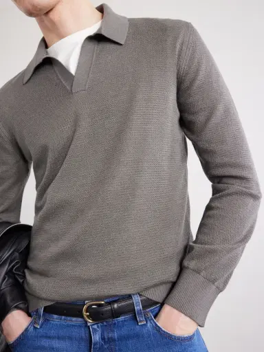 Zegna Silk and Cashmere-Blend Polo Shirt - Men | Thumbnail 5 Zegna Silk and Cashmere-Blend Polo Shirt - Men | Thumbnail 5