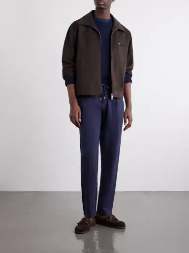 Thom Sweeney Straight-Leg Linen Drawstring Trousers - Men | Thumbnail 2 Thom Sweeney Straight-Leg Linen Drawstring Trousers - Men | Thumbnail 2