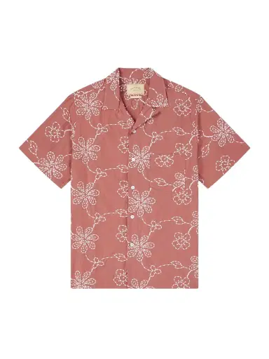 Portuguese Flannel Compota Embroidered Cotton-Blend Shirt - Men | Thumbnail 1 Portuguese Flannel Compota Embroidered Cotton-Blend Shirt - Men | Thumbnail 1