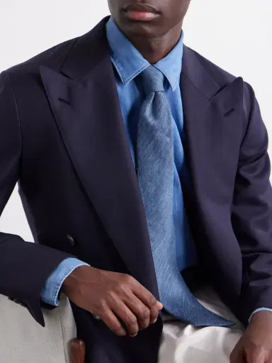 MR P. 8cm Linen and Silk-Blend Tie - Men | Thumbnail 2 MR P. 8cm Linen and Silk-Blend Tie - Men | Thumbnail 2