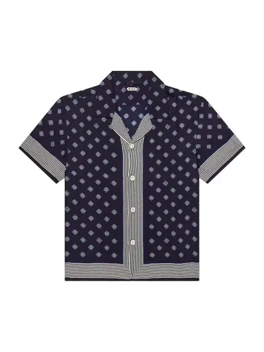 BODE Camp-Collar Printed Silk-Voile Shirt - Men | Thumbnail 1 BODE Camp-Collar Printed Silk-Voile Shirt - Men | Thumbnail 1