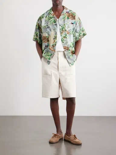 OrSlow Summer Fatigue Straight-Leg Cotton Shorts - Men | Thumbnail 2 OrSlow Summer Fatigue Straight-Leg Cotton Shorts - Men | Thumbnail 2