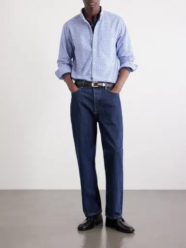 Beams Plus Button-Down Collar Checked Cotton Shirt - Men | Thumbnail 2 Beams Plus Button-Down Collar Checked Cotton Shirt - Men | Thumbnail 2