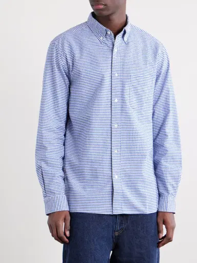 Beams Plus Button-Down Collar Checked Cotton Shirt - Men | Thumbnail 3 Beams Plus Button-Down Collar Checked Cotton Shirt - Men | Thumbnail 3