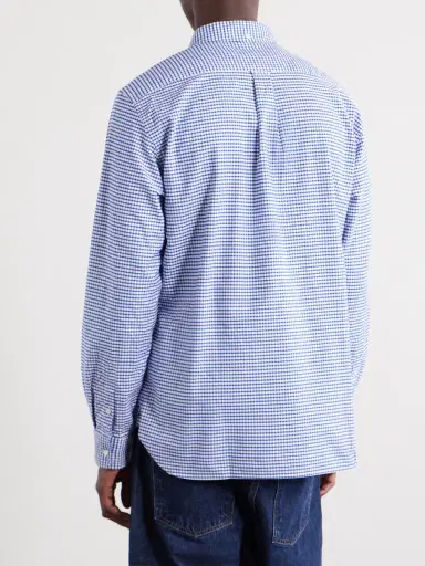 Beams Plus Button-Down Collar Checked Cotton Shirt - Men | Thumbnail 4 Beams Plus Button-Down Collar Checked Cotton Shirt - Men | Thumbnail 4