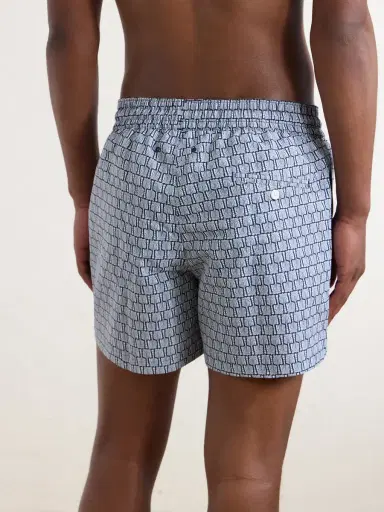 Frescobol Carioca Rio Straight-Leg Mid-Length Printed Recycled Swim Shorts - Men | Thumbnail 3 Frescobol Carioca Rio Straight-Leg Mid-Length Printed Recycled Swim Shorts - Men | Thumbnail 3