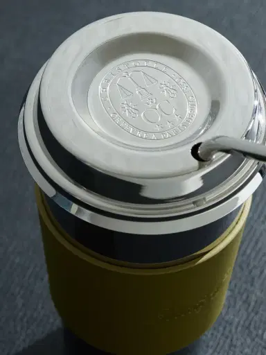 Christofle Leather-Trimmed Stainless Steel Coffee Cup - Men | Thumbnail 3 Christofle Leather-Trimmed Stainless Steel Coffee Cup - Men | Thumbnail 3