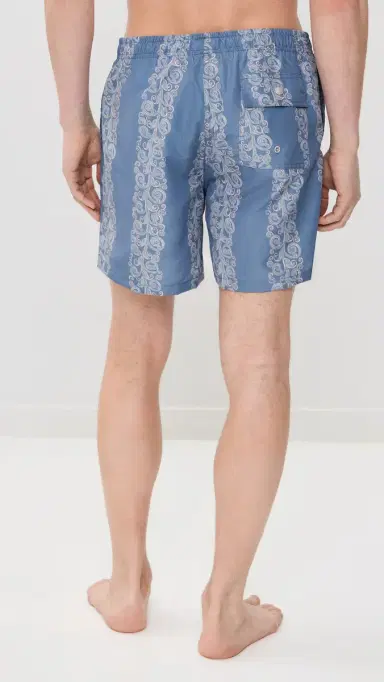 Bather Corel Fiesta Classic Swim Trunks 6 Coral Fiesta | Thumbnail 3 Bather Corel Fiesta Classic Swim Trunks 6 Coral Fiesta | Thumbnail 3