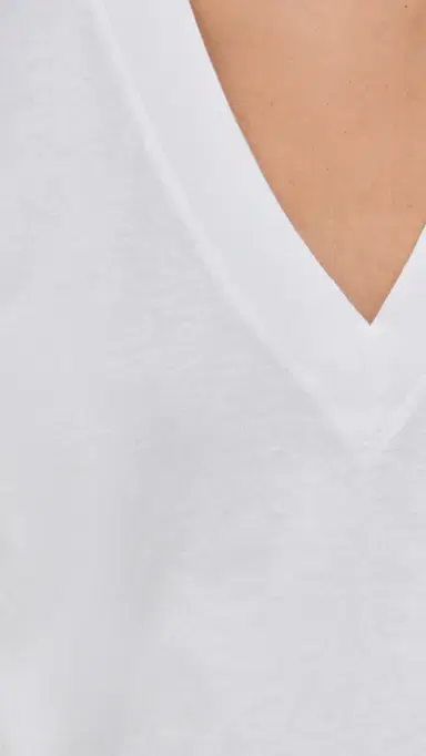 perfectwhitetee Margot Cotton Sleeveless V Neck Tee White | Thumbnail 6 perfectwhitetee Margot Cotton Sleeveless V Neck Tee White | Thumbnail 6