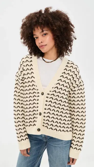 Closed V Neck Cardigan | Thumbnail 2 Closed V Neck Cardigan | Thumbnail 2