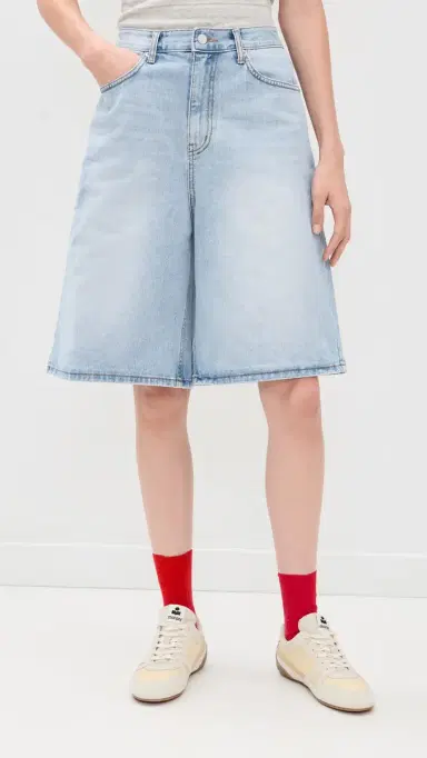 DUNST Relaxed Bermuda Denim Shorts ight Blue | Thumbnail 3 DUNST Relaxed Bermuda Denim Shorts ight Blue | Thumbnail 3