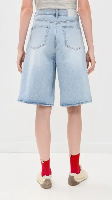 DUNST Relaxed Bermuda Denim Shorts ight Blue | Thumbnail 4 DUNST Relaxed Bermuda Denim Shorts ight Blue | Thumbnail 4