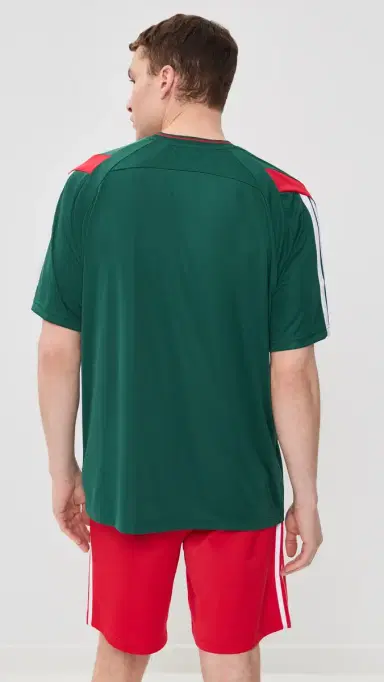 Adidas House of Tiro Nations Track Top Team Dark Green/Better Scarlet | Thumbnail 3 Adidas House of Tiro Nations Track Top Team Dark Green/Better Scarlet | Thumbnail 3