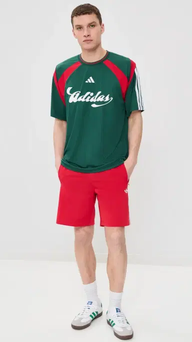 Adidas House of Tiro Nations Track Top Team Dark Green/Better Scarlet | Thumbnail 5 Adidas House of Tiro Nations Track Top Team Dark Green/Better Scarlet | Thumbnail 5