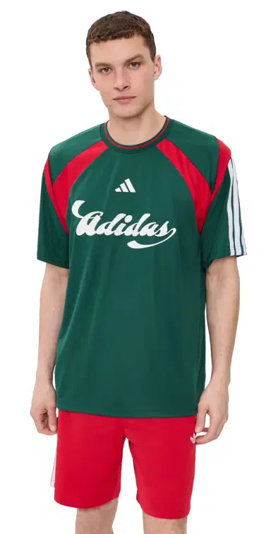 Adidas House of Tiro Nations Track Top Team Dark Green/Better Scarlet | Thumbnail 1 Adidas House of Tiro Nations Track Top Team Dark Green/Better Scarlet | Thumbnail 1