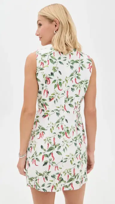 Another Girl Chili Print Tie Front Mini Dress ulti | Thumbnail 3 Another Girl Chili Print Tie Front Mini Dress ulti | Thumbnail 3