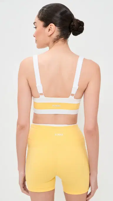 FORM Straight Neck Bra Daisy w/ White Contrast | Thumbnail 3 FORM Straight Neck Bra Daisy w/ White Contrast | Thumbnail 3