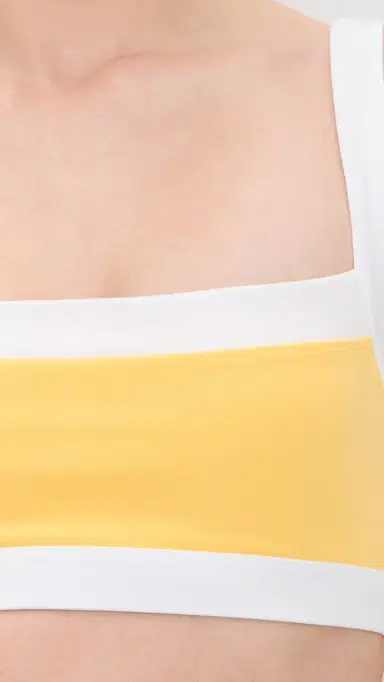FORM Straight Neck Bra Daisy w/ White Contrast | Thumbnail 6 FORM Straight Neck Bra Daisy w/ White Contrast | Thumbnail 6