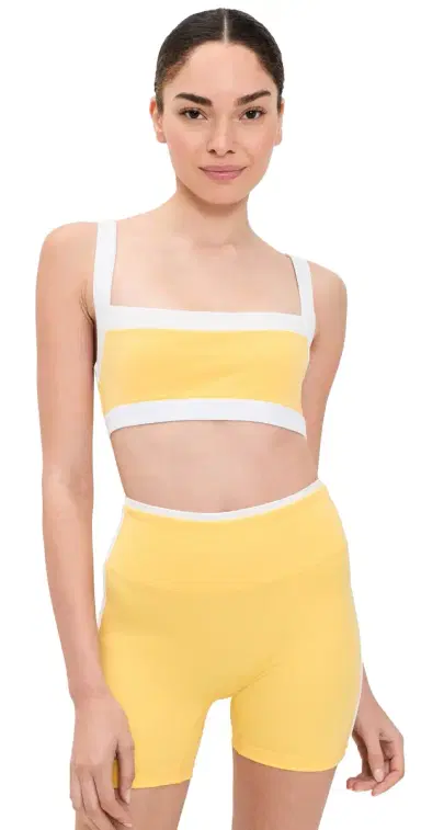 FORM Straight Neck Bra Daisy w/ White Contrast | Thumbnail 1 FORM Straight Neck Bra Daisy w/ White Contrast | Thumbnail 1