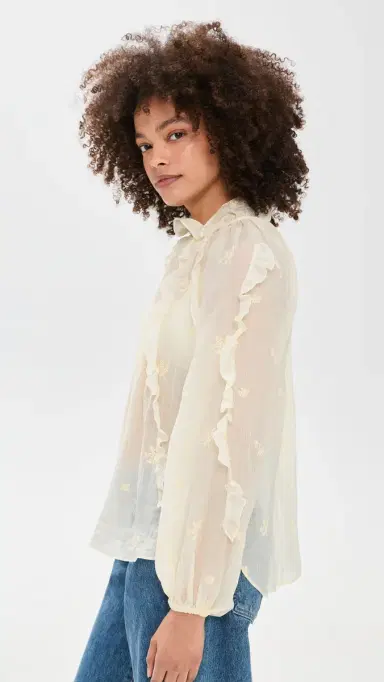 Secular Priscilla Shirt Beige | Thumbnail 4 Secular Priscilla Shirt Beige | Thumbnail 4