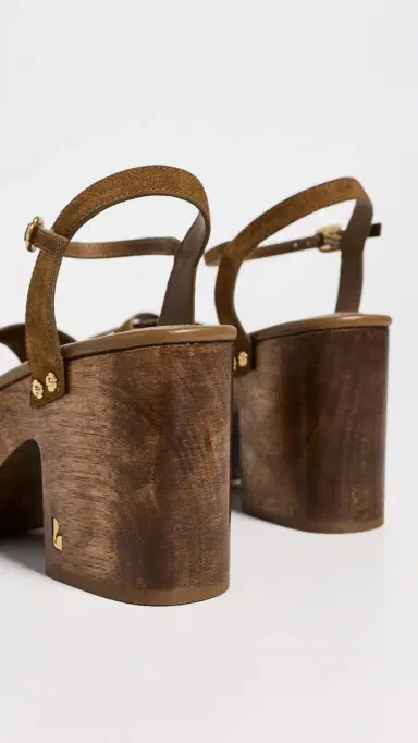 Larroudé Talitha Sandals Russet Suede | Thumbnail 4 Larroudé Talitha Sandals Russet Suede | Thumbnail 4