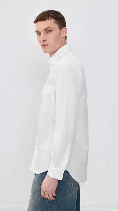 Aaron Levine Western Shirt White | Thumbnail 4 Aaron Levine Western Shirt White | Thumbnail 4