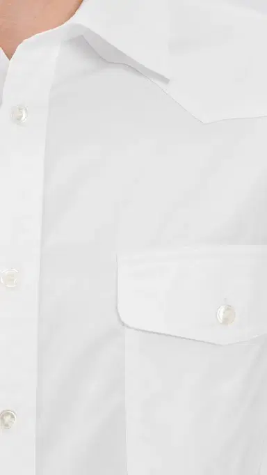 Aaron Levine Western Shirt White | Thumbnail 6 Aaron Levine Western Shirt White | Thumbnail 6