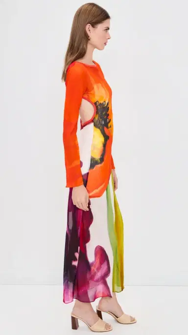 Significant Other August Maxi Dress Poppy Botanic | Thumbnail 4 Significant Other August Maxi Dress Poppy Botanic | Thumbnail 4