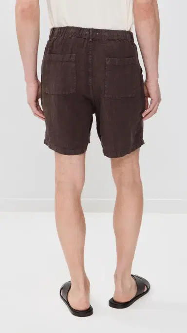 BATHER inen eisure Shorts 5 Espresso | Thumbnail 3 BATHER inen eisure Shorts 5 Espresso | Thumbnail 3