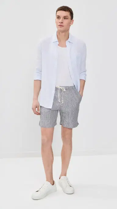 Alex Crane Linen Bo Shorts 7 ines | Thumbnail 5 Alex Crane Linen Bo Shorts 7 ines | Thumbnail 5