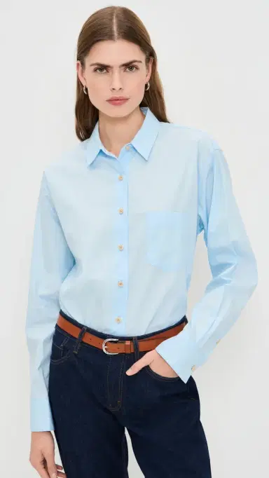Jamie Haller The Weekend Shirt Baby Blue | Thumbnail 2 Jamie Haller The Weekend Shirt Baby Blue | Thumbnail 2