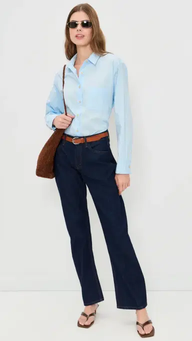 Jamie Haller The Weekend Shirt Baby Blue | Thumbnail 5 Jamie Haller The Weekend Shirt Baby Blue | Thumbnail 5