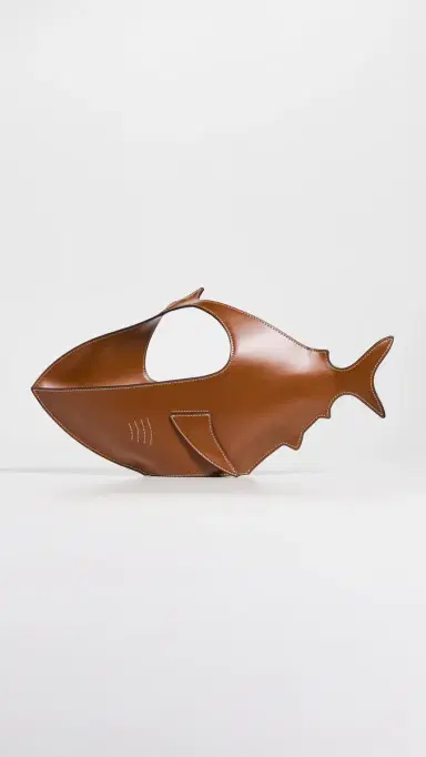 STAUD Shark Hand Bag Tabac One Size | Thumbnail 2 STAUD Shark Hand Bag Tabac One Size | Thumbnail 2