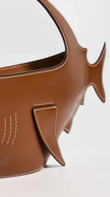 STAUD Shark Hand Bag Tabac One Size | Thumbnail 5 STAUD Shark Hand Bag Tabac One Size | Thumbnail 5