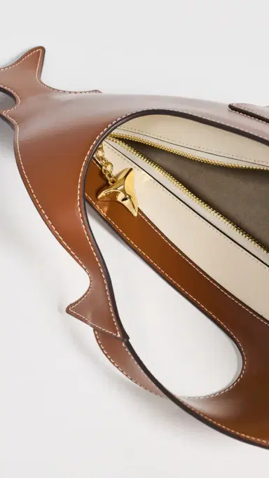 STAUD Shark Hand Bag Tabac One Size | Thumbnail 6 STAUD Shark Hand Bag Tabac One Size | Thumbnail 6